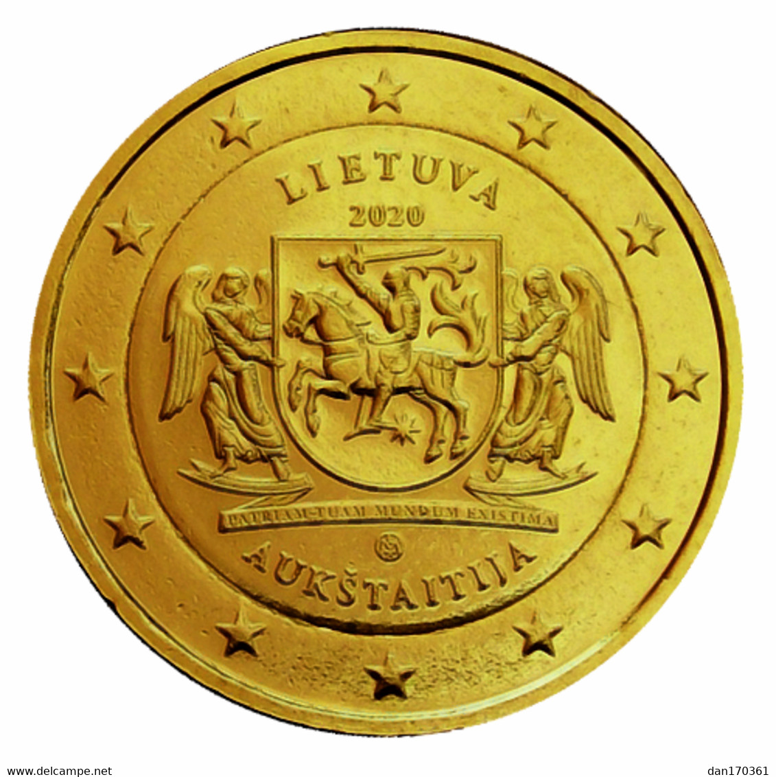 LITUANIE 2020 - 2 EUROS COMMEMORATIVE - AUKSTAITIJA  - PLAQUÉ OR - Lithuania