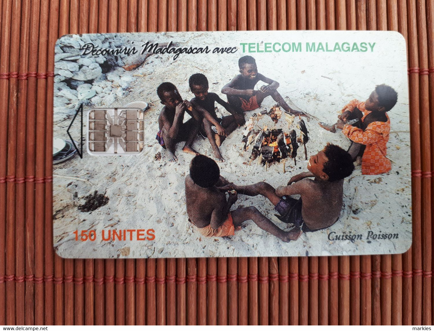 Phonecard 150 Units Used  Onnly 40.000 Ex Made Rare - Madagascar