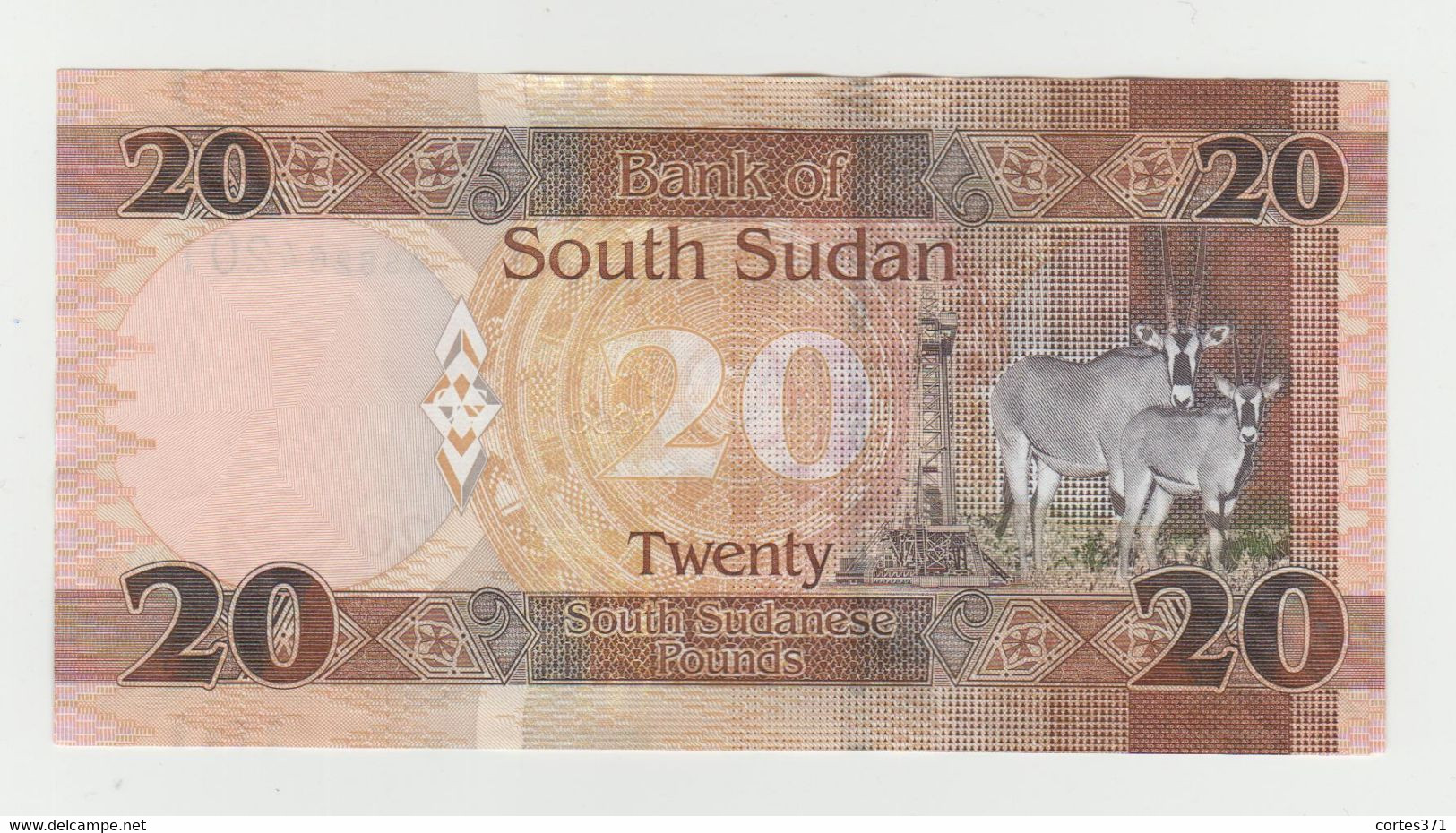 South Sudan 20 Pounds 2017 P-13c UNC - South Sudan