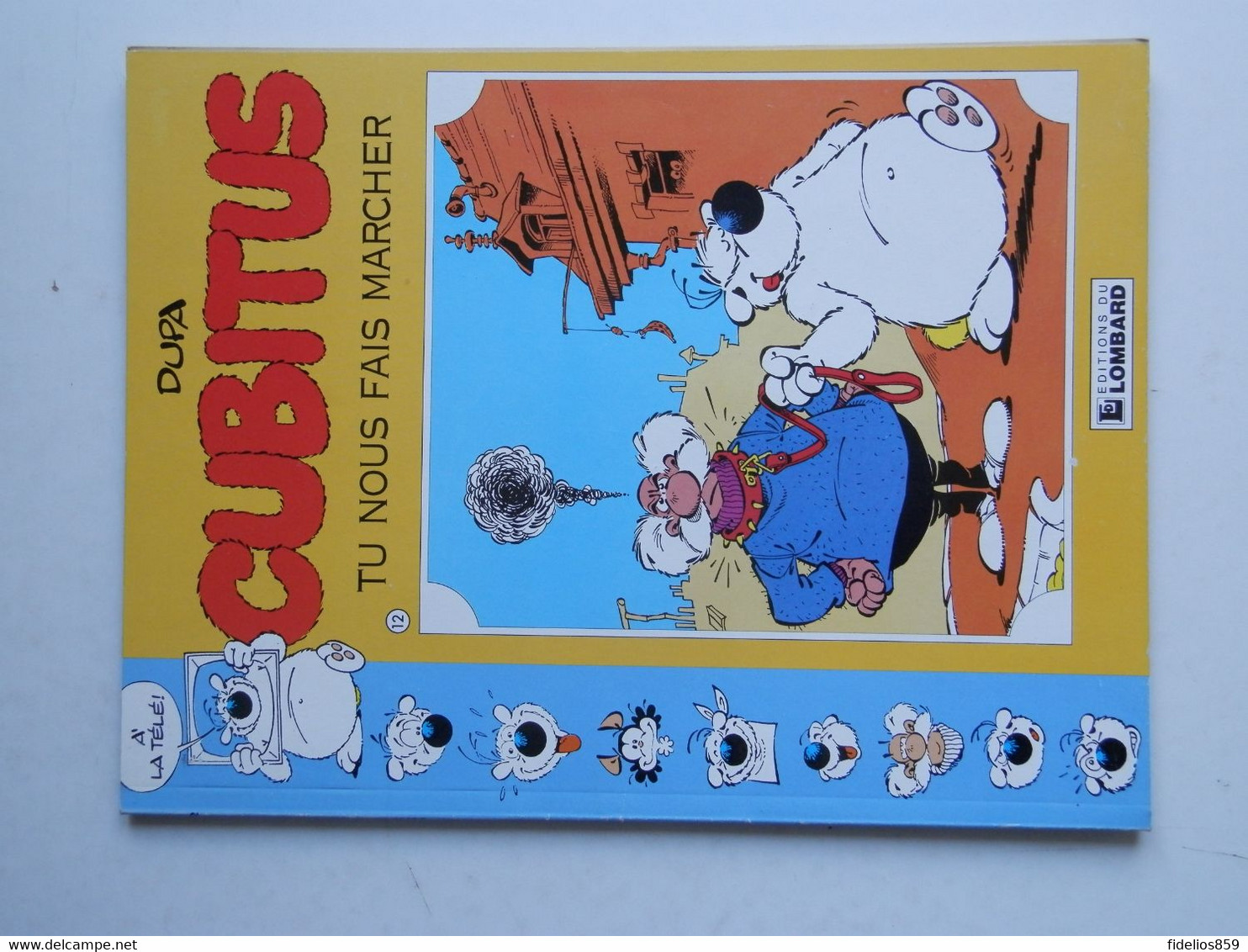 CUBITUS PAR DUPA  TOMES 8  12 ET 20 - Cubitus