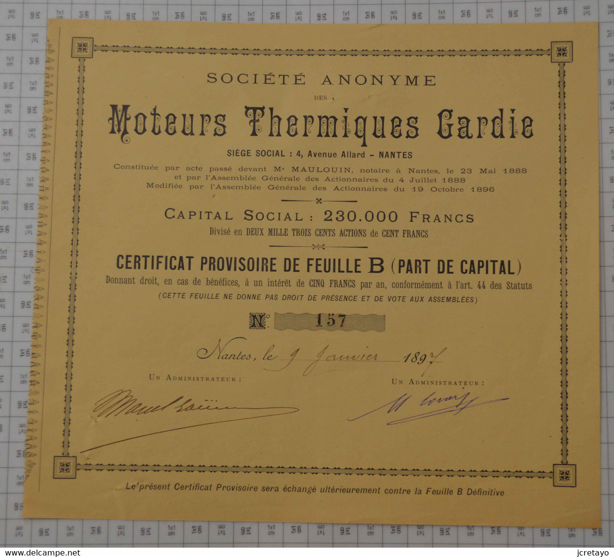 Sté Des Moteurs Thermiques Gardie à Nantes - Automobile