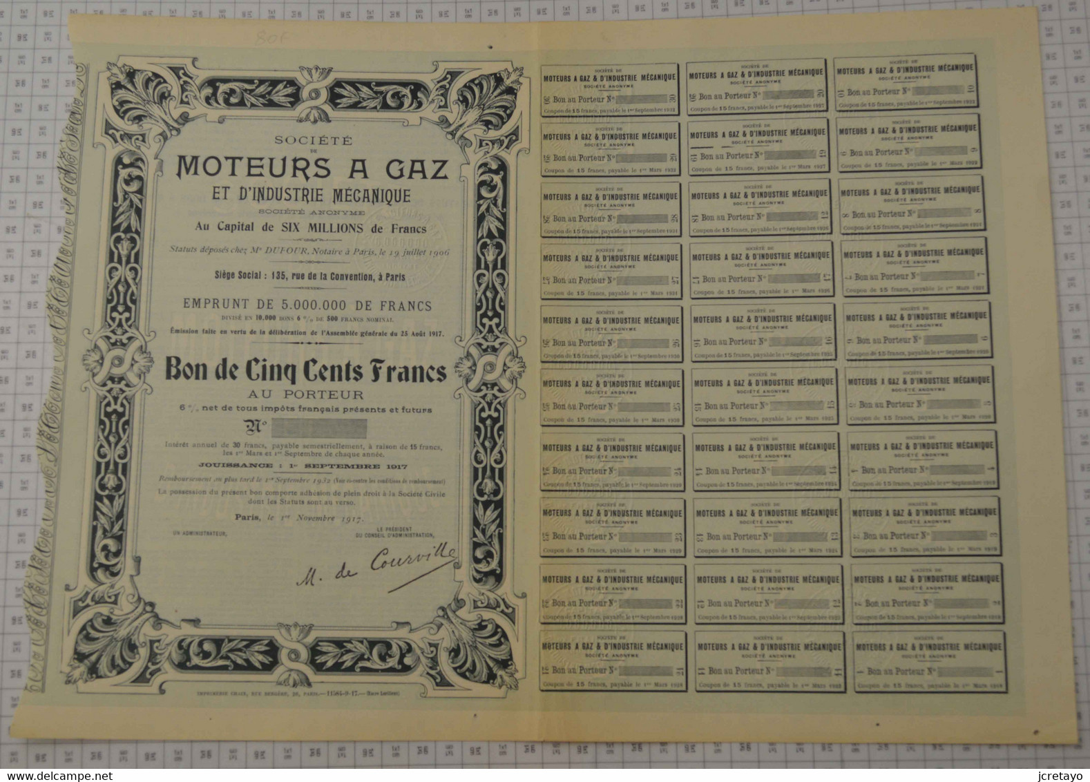 Moteurs à Gaz Et Industrie Mécanique En 1917 (non émise, Blanquette) - Cars