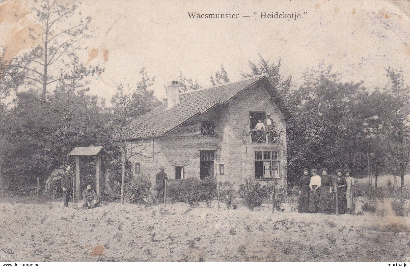 Waesmunster - "Heidekotje" - 1914 ! - Waasmunster