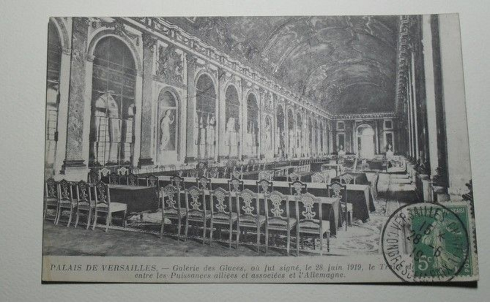 France - Versailles - Galerie Des Glaces - 1919 - Versailles (Castillo)