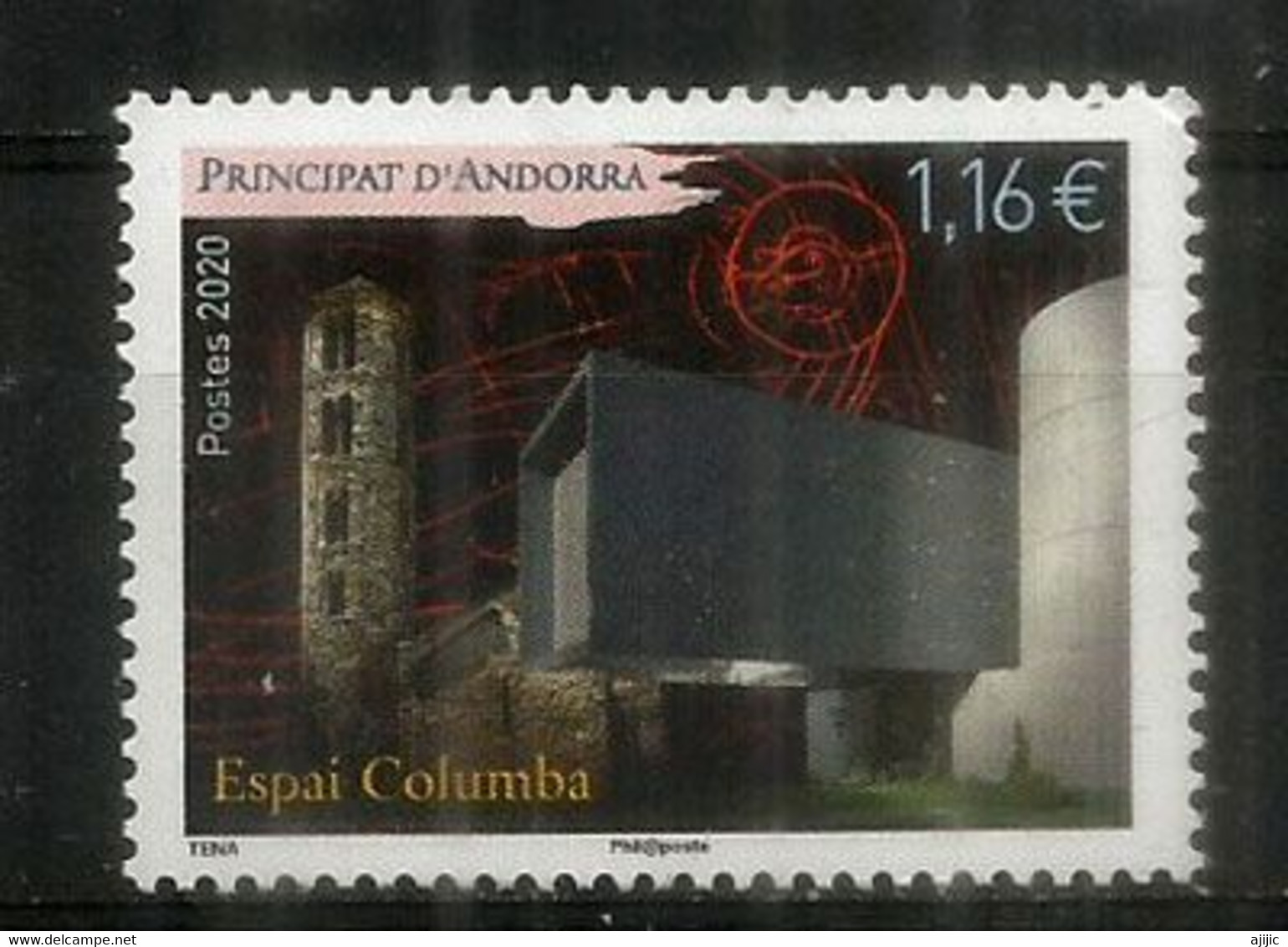 Espai Columba.Musée Des Fresques De L'église Romane De Santa Coloma, Année 2020. Neuf ** - Unused Stamps