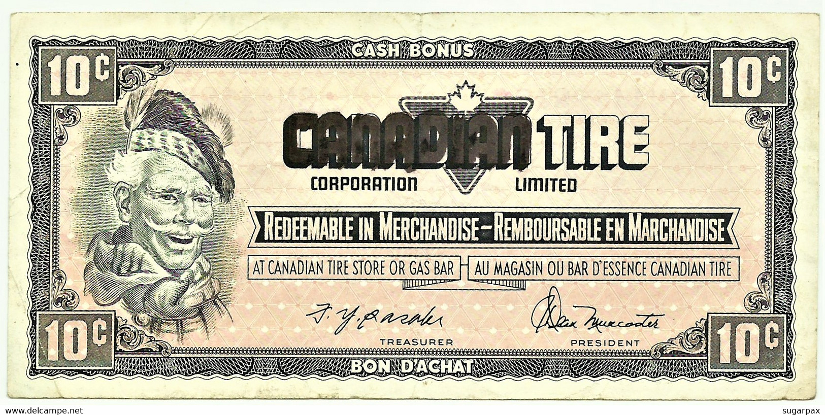 CANADA - 10 Cents - ND - Cash Bonus - CANADIAN TIRE CORPORATION LIMITED - Canada