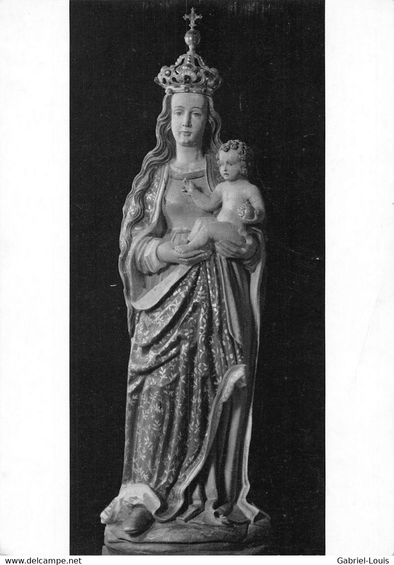 Statue De La Sainte Vierge Autel De La Chapelle D'Enney 1717 (10 X 15 Cm) - Chapelle