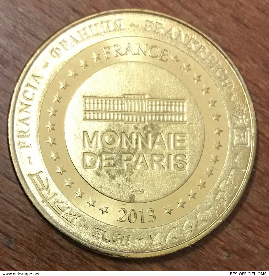 15 SAINT-FLOUR CATHÉDRALE SAINT-PIERRE MDP 2013 MEDAILLE SOUVENIR MONNAIE DE PARIS JETON TOURISTIQUE MEDALS COINS TOKENS - 2013