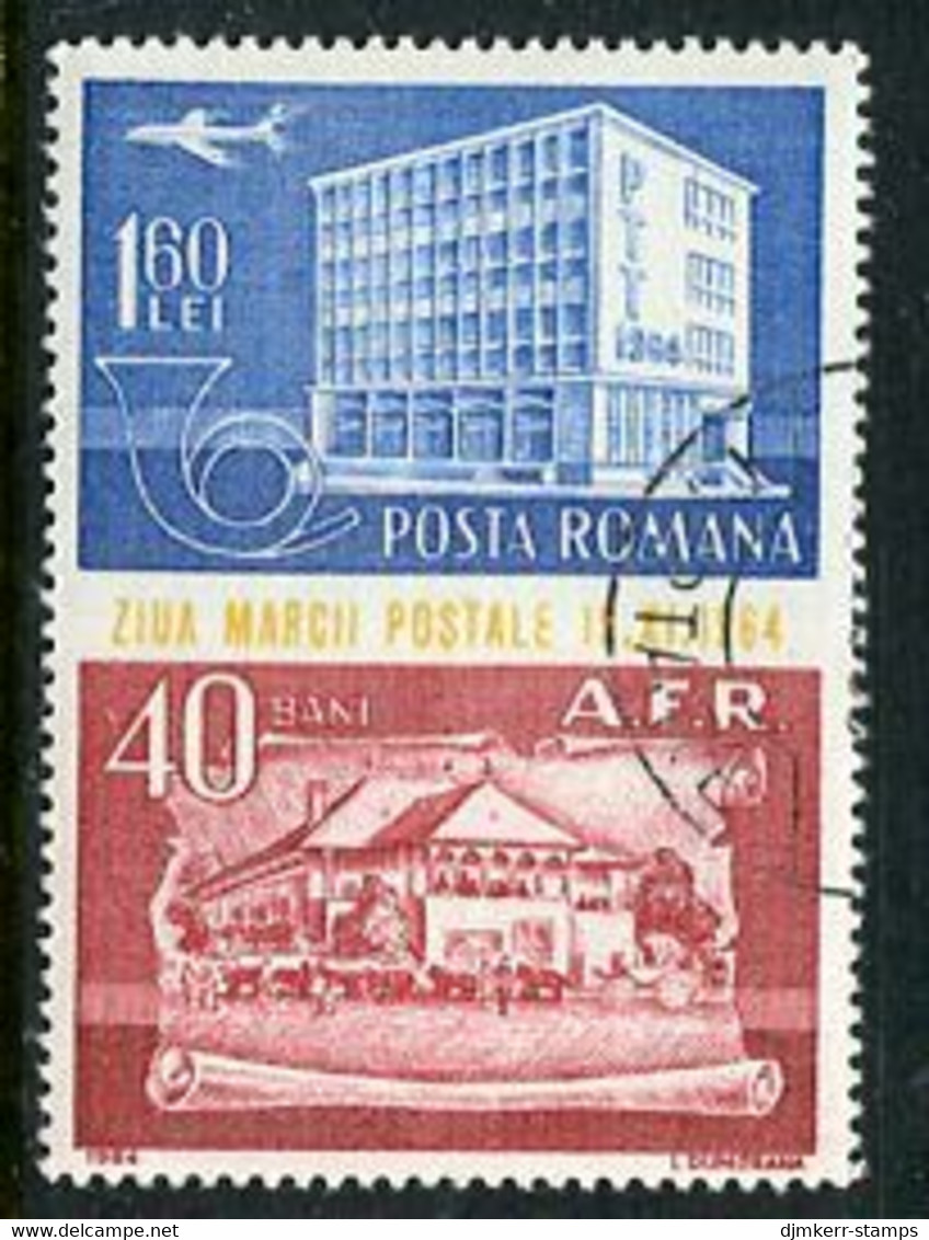 ROMANIA 1964  Stamp Day Used.  Michel 2344 - Usado