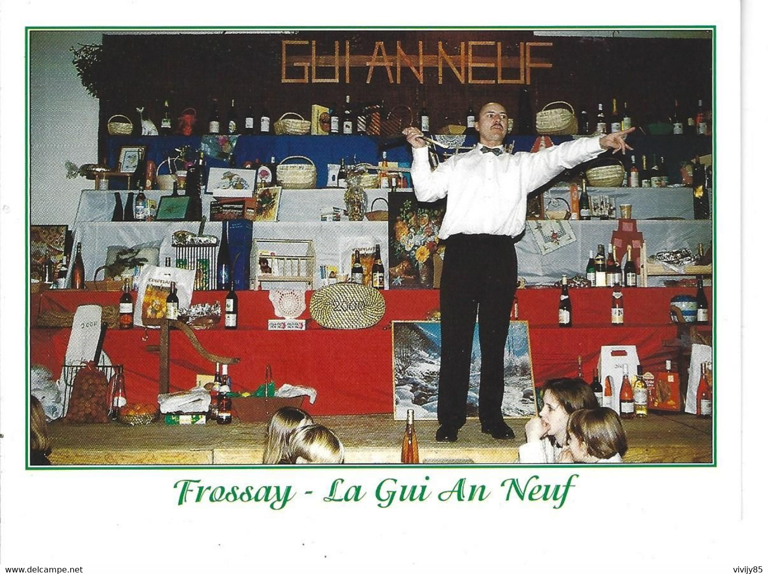 44 - FROSSAY -T.B. Carte Animée Du Pays De Retz En L'an 2000 - " La Gui An Neuf " ( Ancienne Tradition ) - Tirage Limité - Frossay