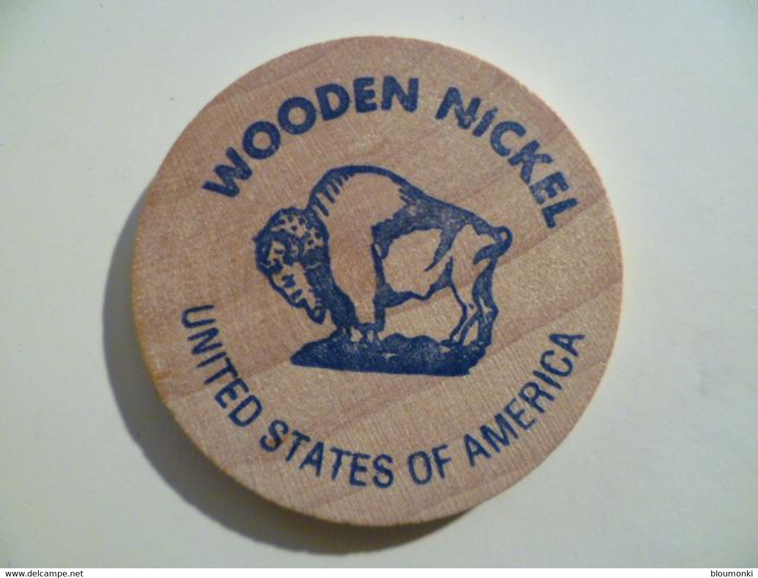 Jeton En Bois Wooden Nickel USA Dayton Dixie Coins & Stamps 1997 Anniversary - Profesionales/De Sociedad