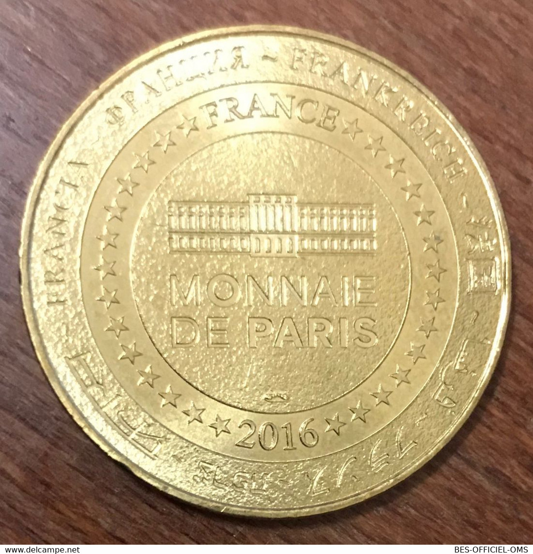 16 MAGNAC LAVALETTE VILLARS CHÂTEAU DE LA MERCERIE MDP 2016 MEDAILLE MONNAIE DE PARIS JETON TOURISTIQUE MEDALS TOKENS - 2016