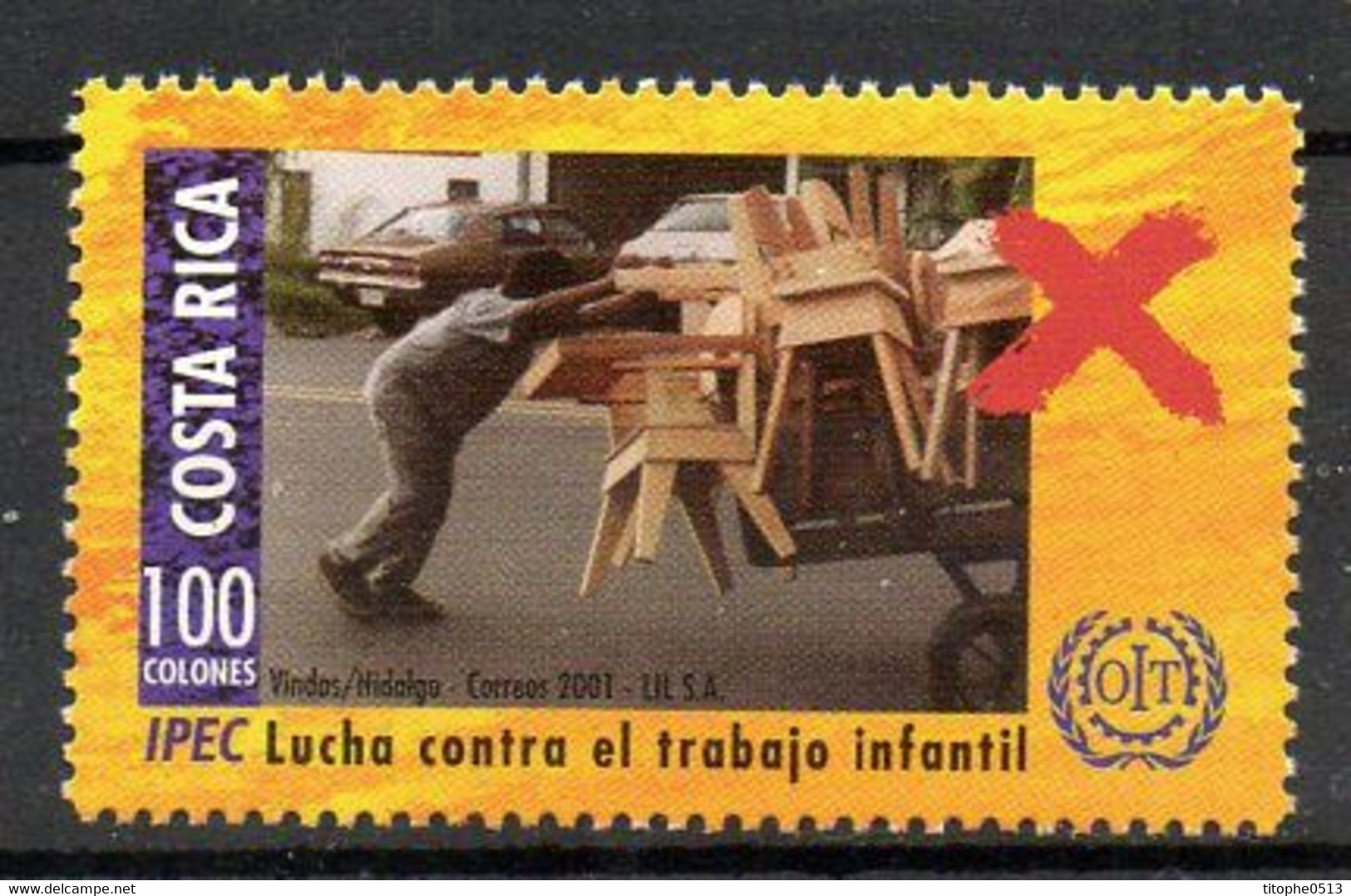 COSTA RICA. N°696 De 2001. OIT. - IAO