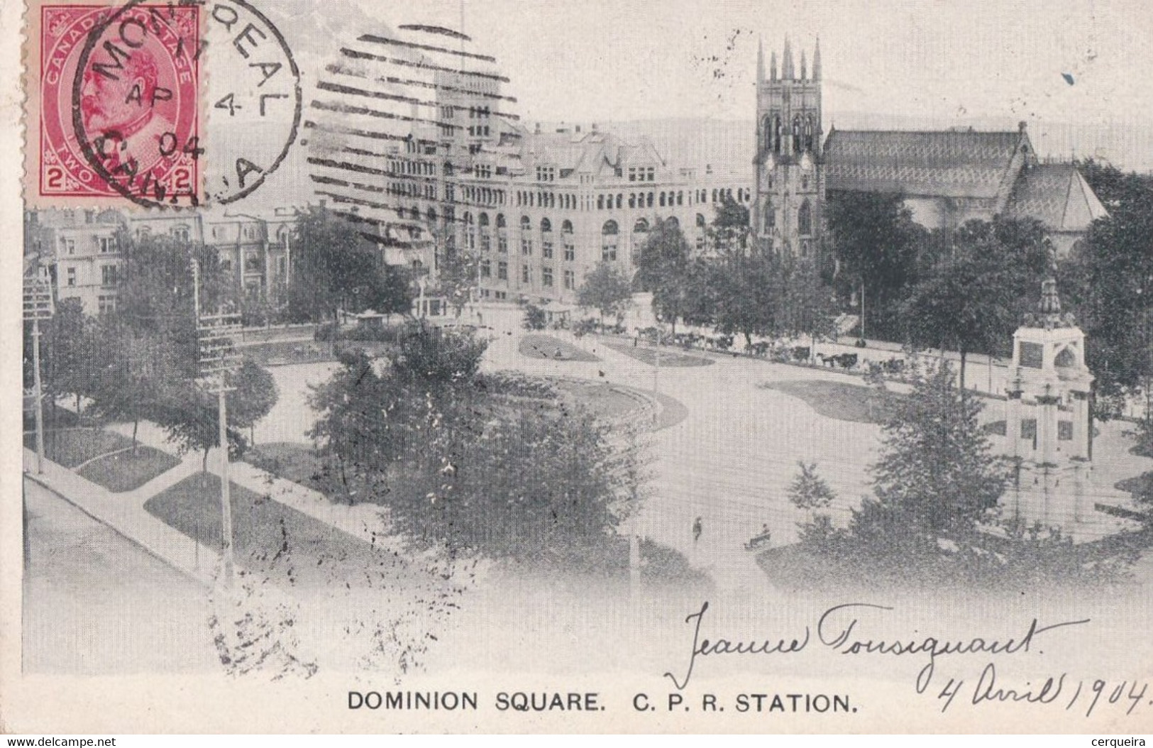 DOMINION SQUARE,C.P.R.STATION - Montreal