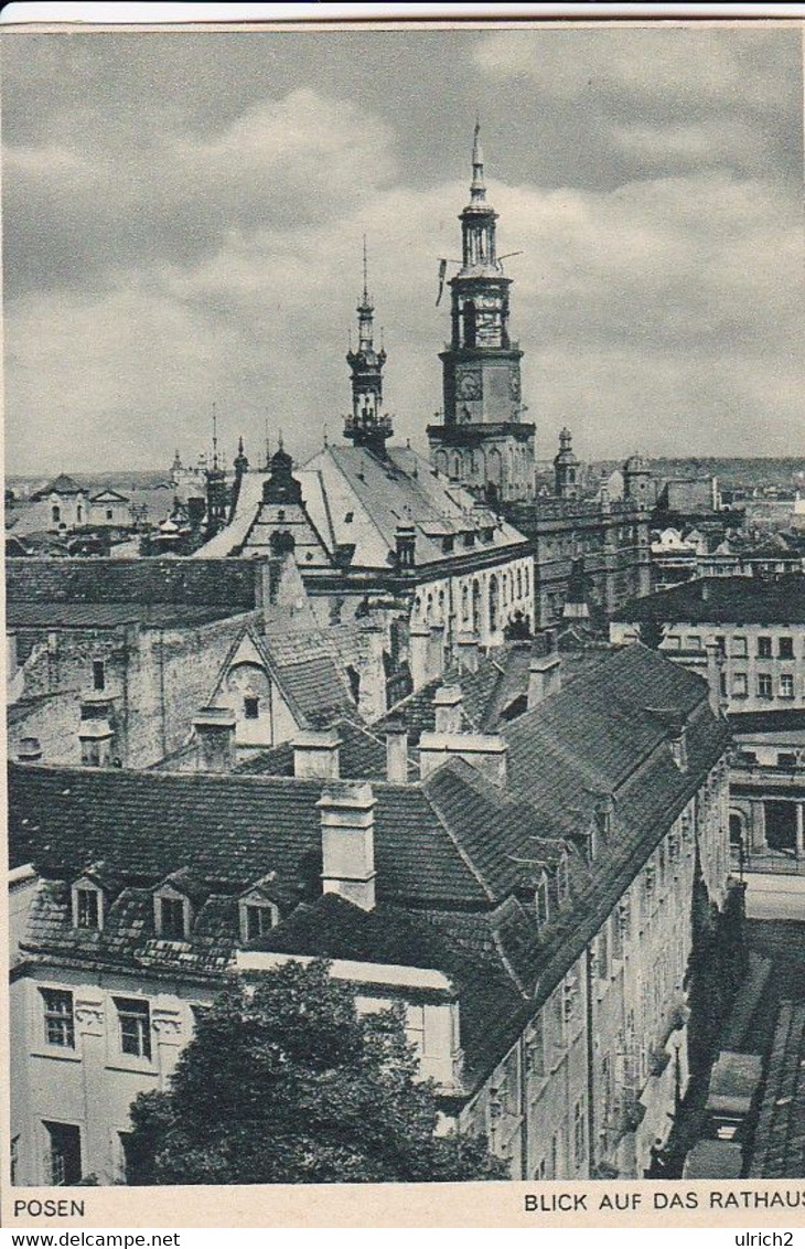 AK Posen - Blick Auf Das Rathaus (52830) - Posen