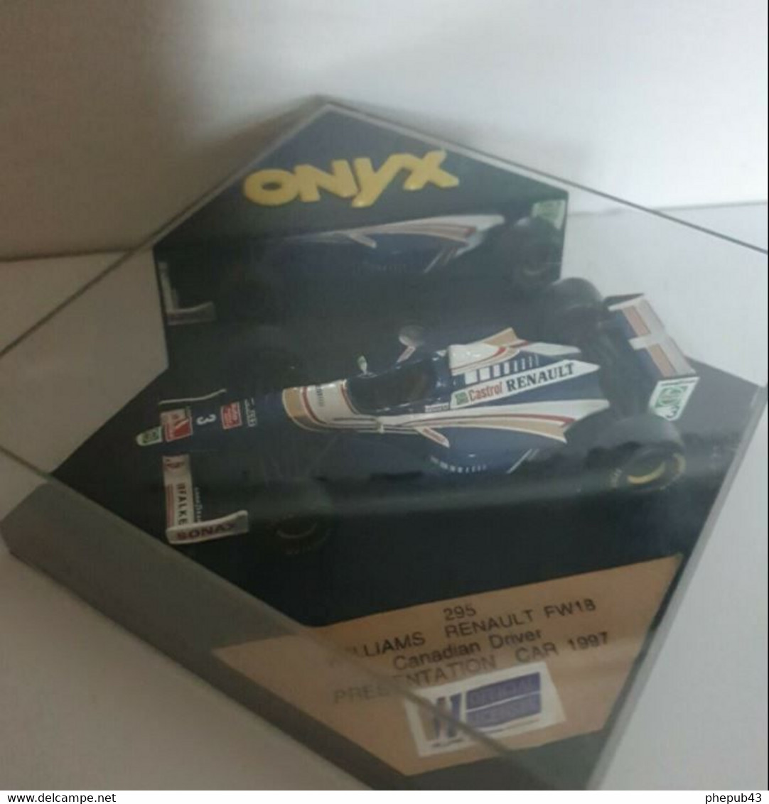 Williams Renault FW18 - Jacques Villeneuve - Présentation 1997 #3 - Onyx - Onyx