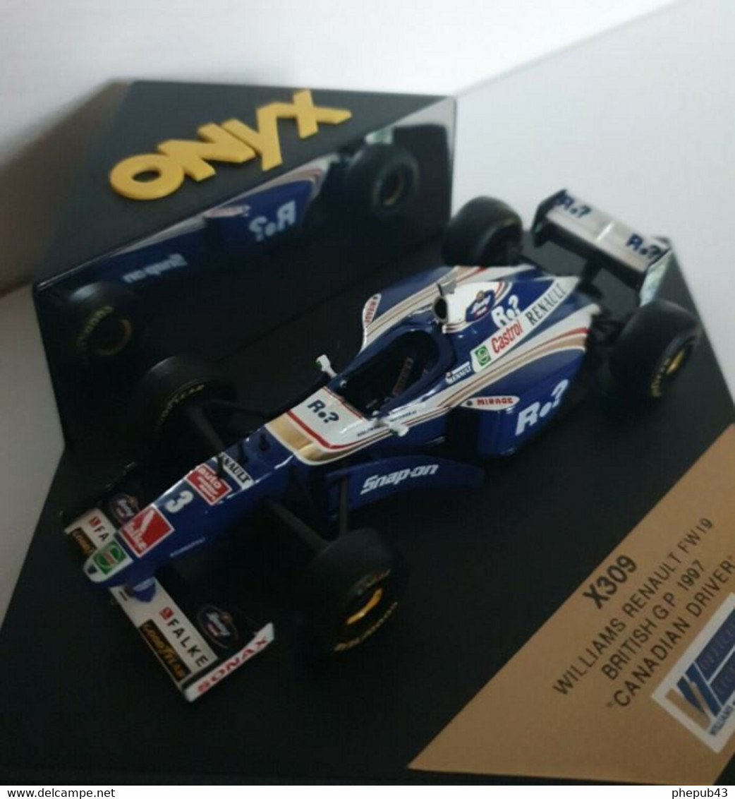 Williams Renault FW19 - Jacques Villeneuve - FI G-B 1997 #3 - Onyx - Onyx