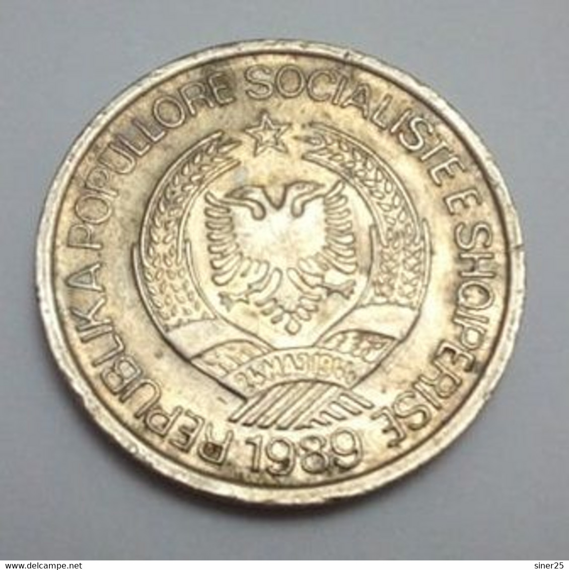 ALBANIA - 2 LEKE 1989, 45 YEARS OF LIBERATION, (Very Rare) - Albania