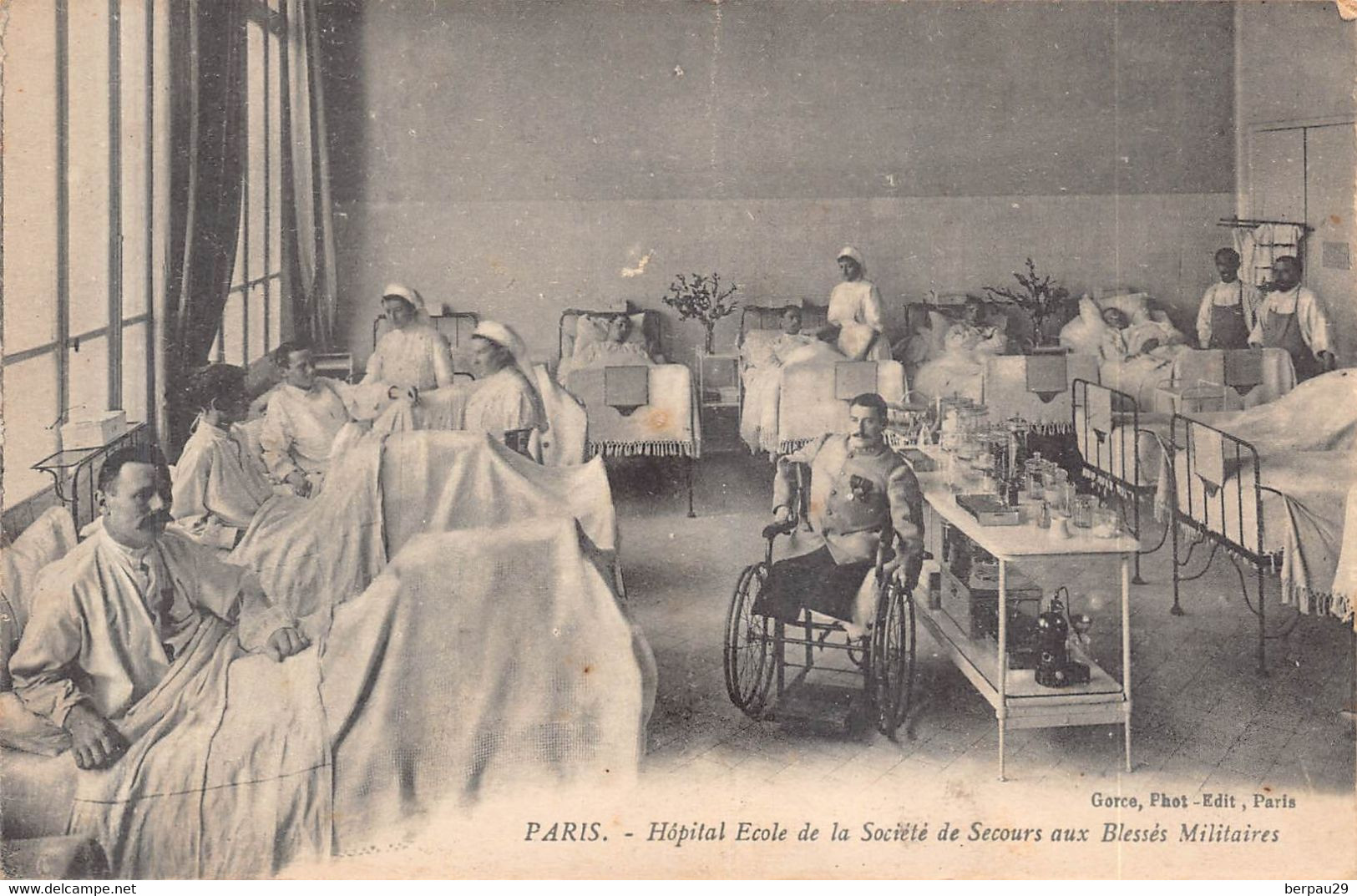 PARIS  -  Hopital école De La Société De Secours Aux Blessés Militaires - Gesundheit, Krankenhäuser