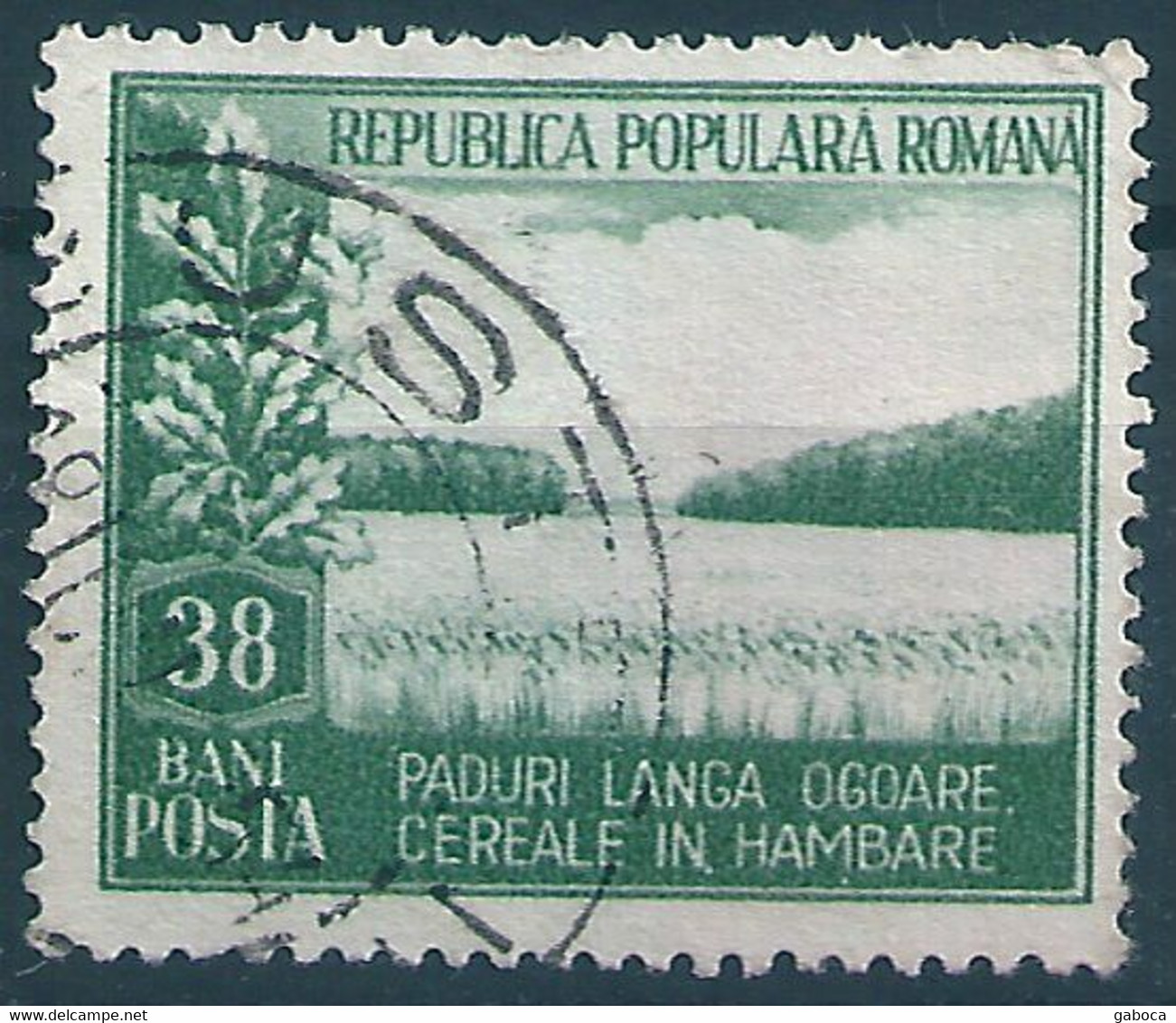 C0422 Romania Economy Agriculture Harvest Forestry Animal Ploughing Used 30xStamp Lot#453