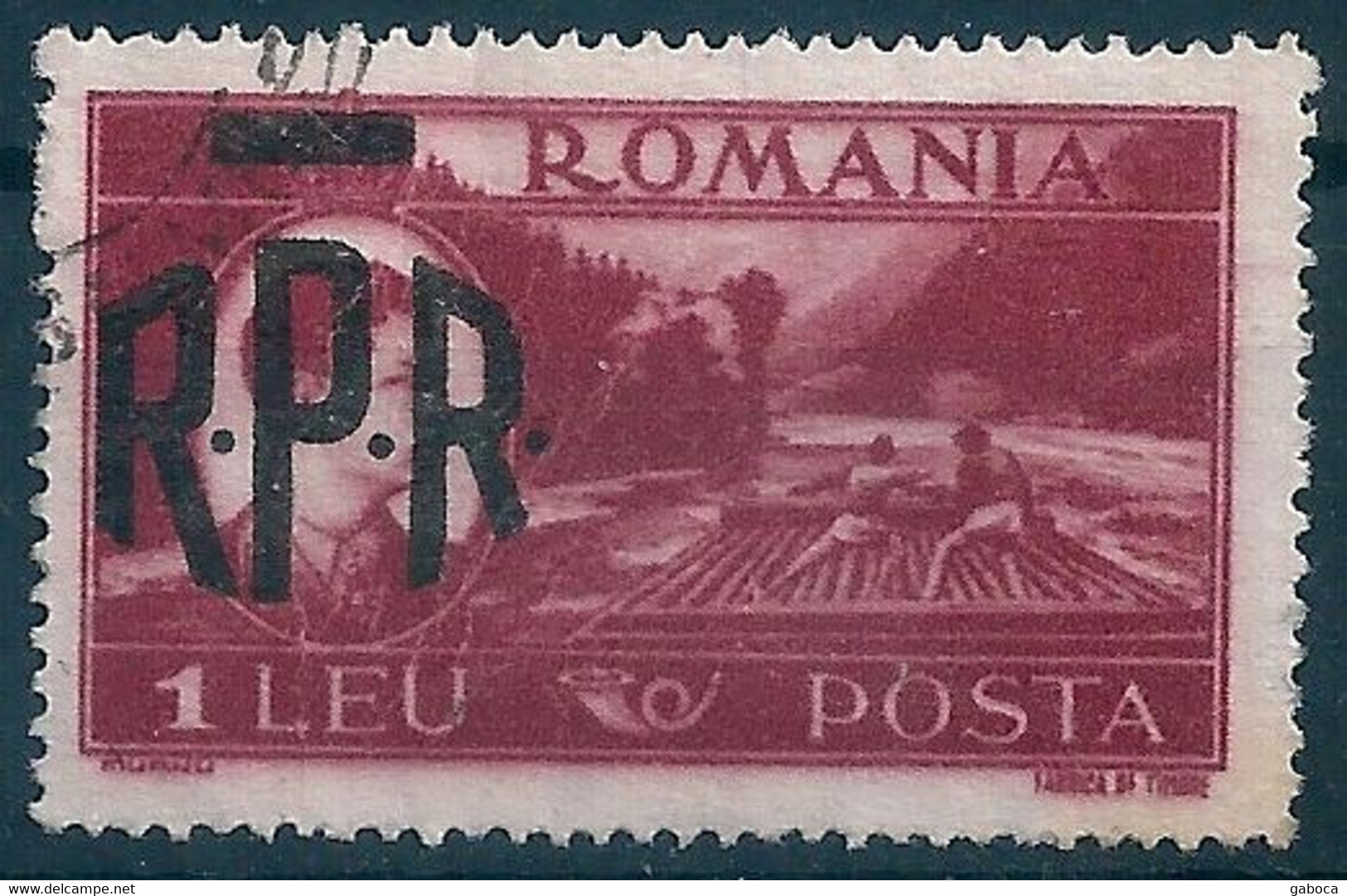C0422 Romania Economy Agriculture Harvest Forestry Animal Ploughing Used 30xStamp Lot#453