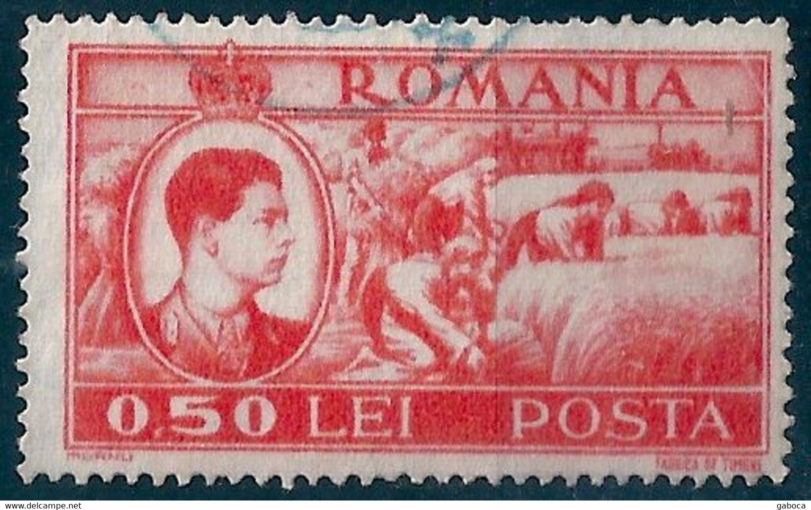 C0422 Romania Economy Agriculture Harvest Forestry Animal Ploughing Used 30xStamp Lot#453