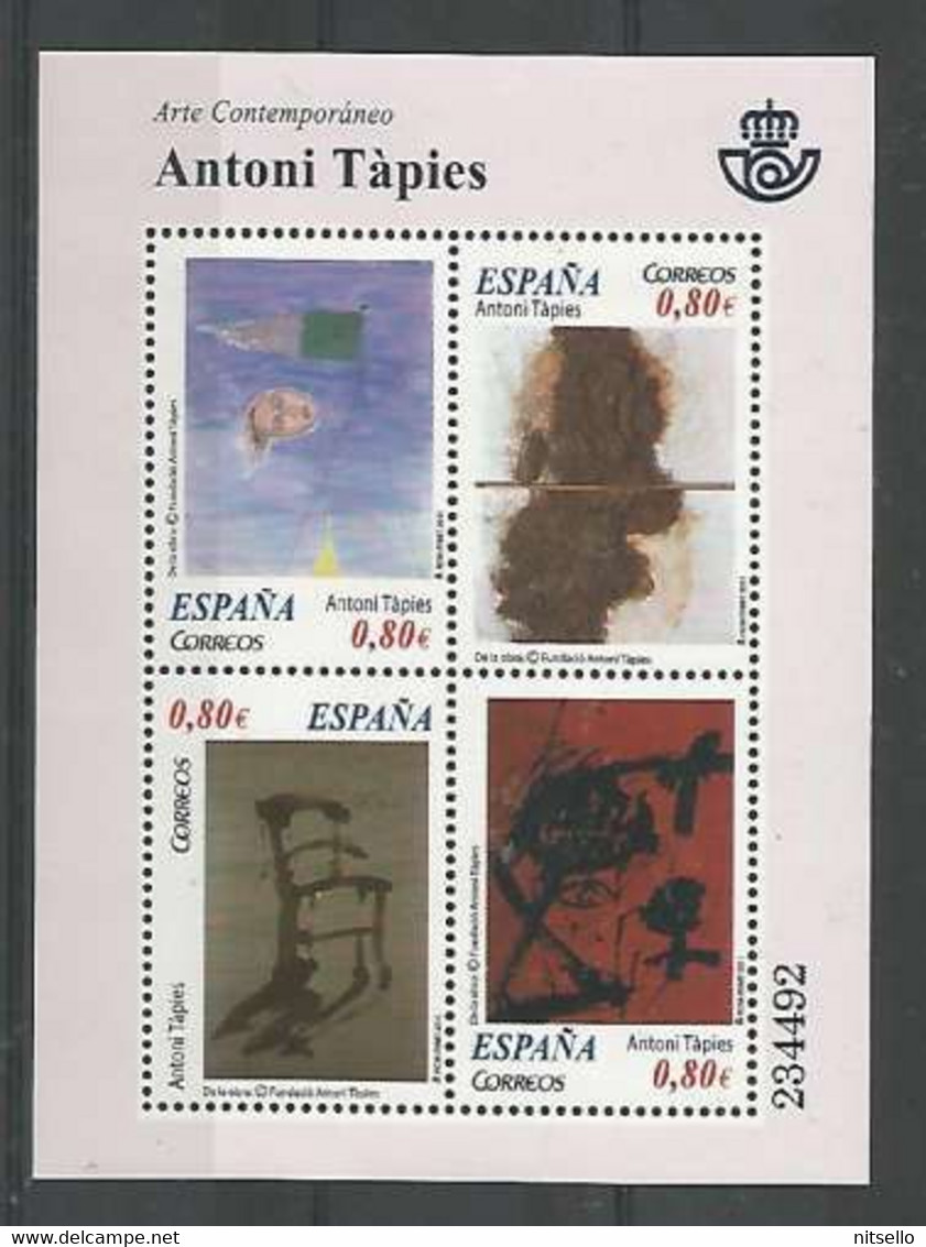 LOTE 2163  ///  ESPAÑA 2010 - ANTONI TAPIES - HB/BLOC Nº: 183 **MNH - ¡¡¡ OFERTA - LIQUIDATION - JE LIQUIDE !!! - Blocs & Feuillets