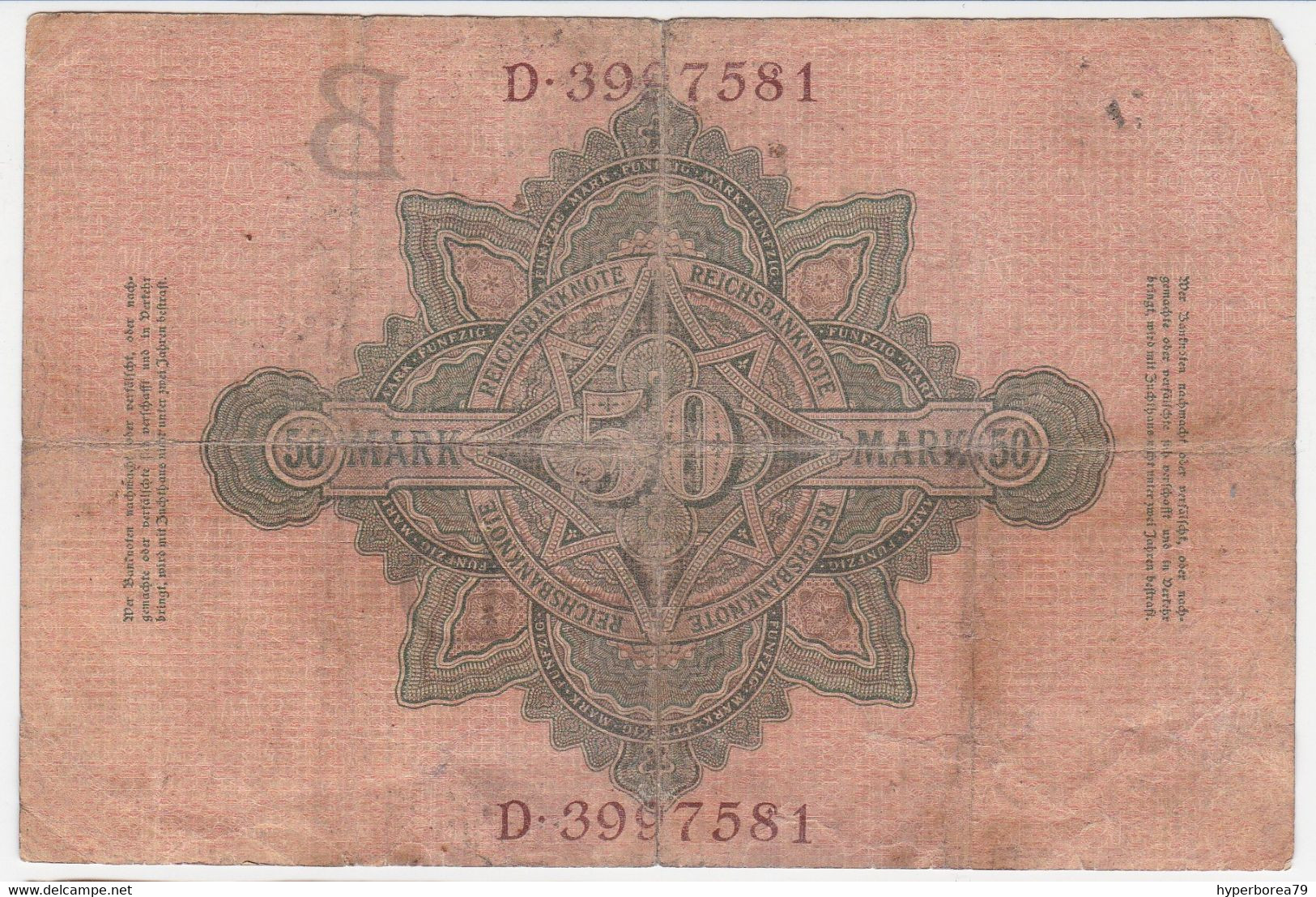 Germany P 41 - 50 Mark 21.4.1910 - Fine - 50 Mark