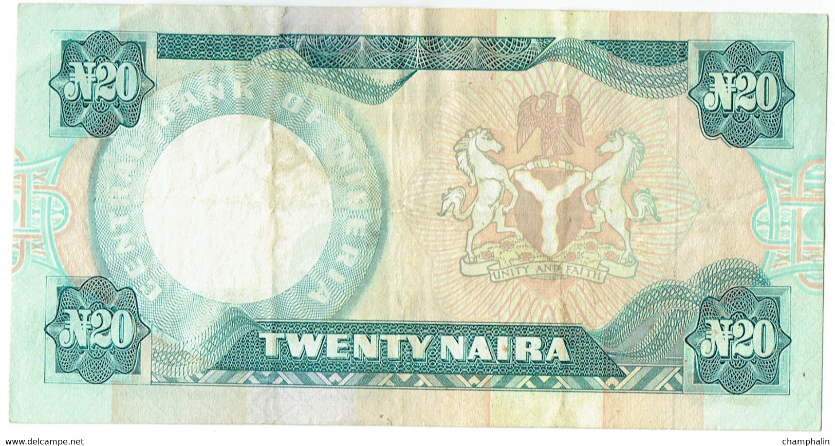 Nigéria - Billet De 20 Naira - Général Murtala R. Muhammed - Non Daté - P26c - Nigeria