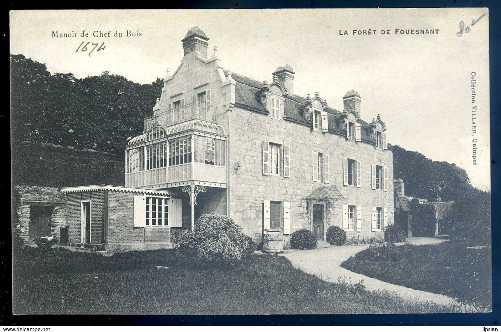 Cpa Du 29 La Forêt Fouesnant Manoir De Chef Du Bois  AVR20-47 - La Forêt-Fouesnant