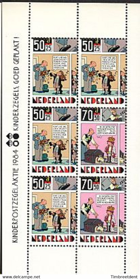 Pays-Bas -  Série De 4 Timbres Humoristiques - 1984 - - Altri & Non Classificati