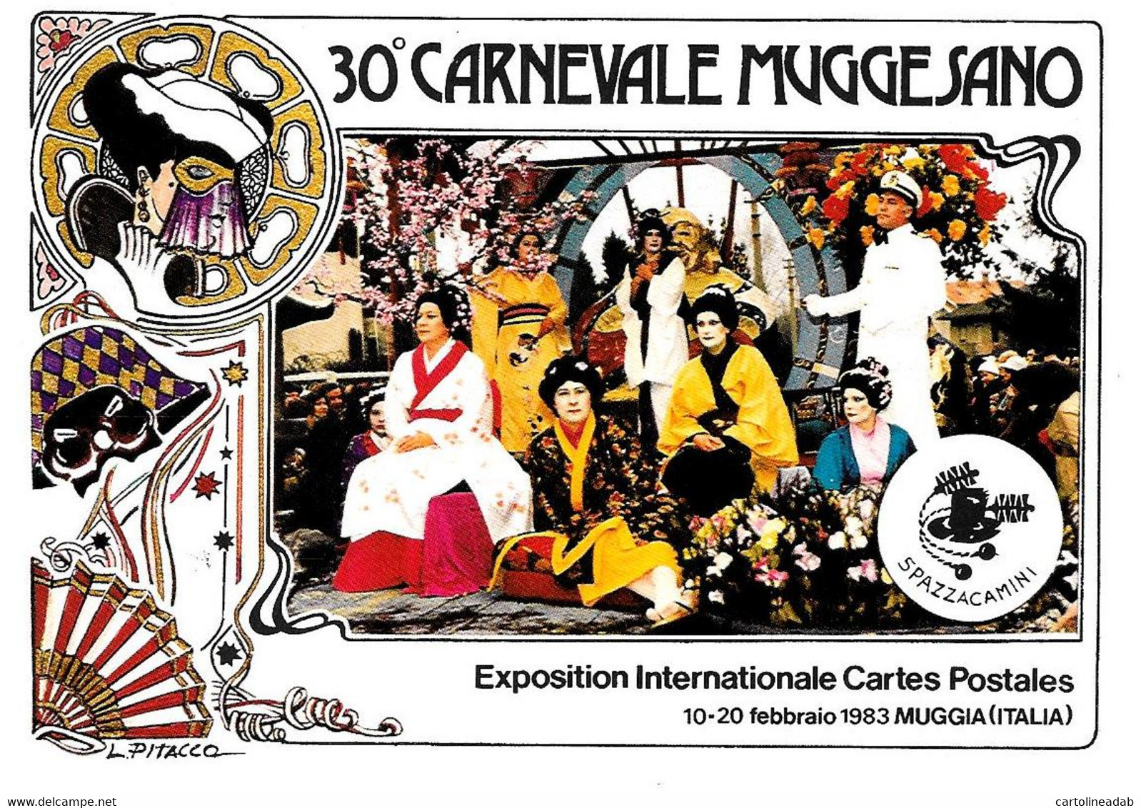 [MD5822] CPM - 30° CARNEVALE MUGGESANO - MUGGIA (TRIESTE) - EDIZIONE LIMITATA E NUMERATA - PERFETTA - Non Viaggiata - Carnaval