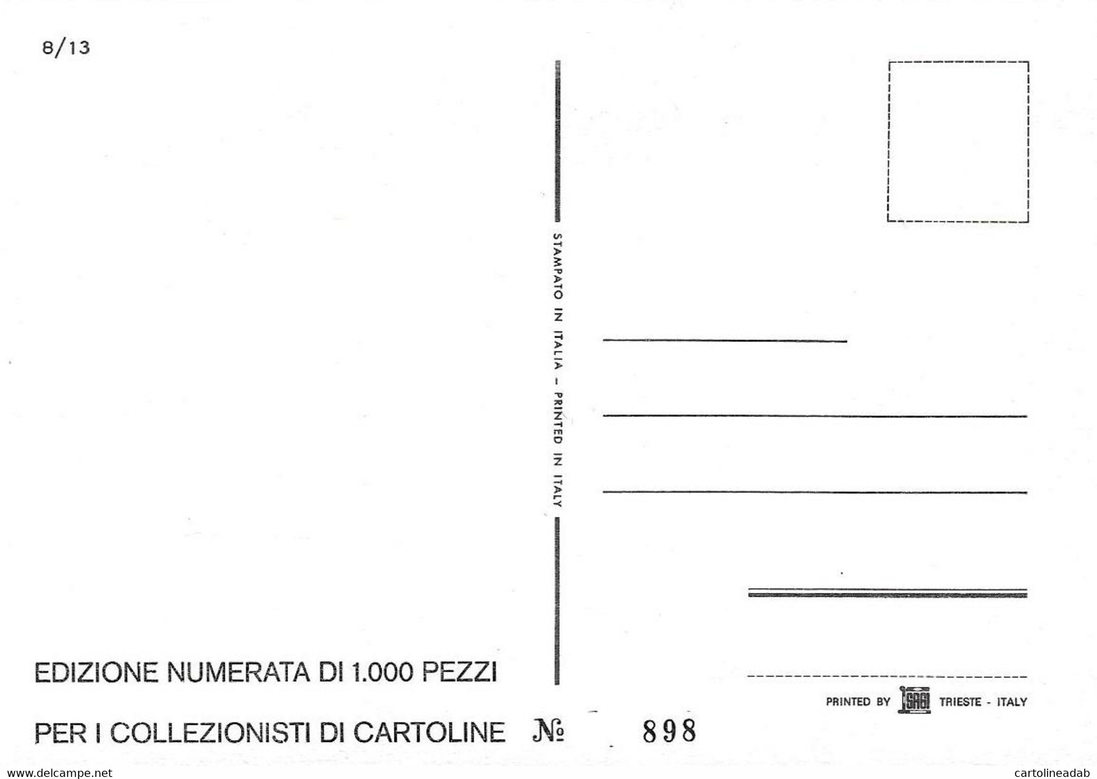 [MD5824] CPM - 30° CARNEVALE MUGGESANO - MUGGIA (TRIESTE) - EDIZIONE LIMITATA E NUMERATA - PERFETTA - Non Viaggiata - Carnaval