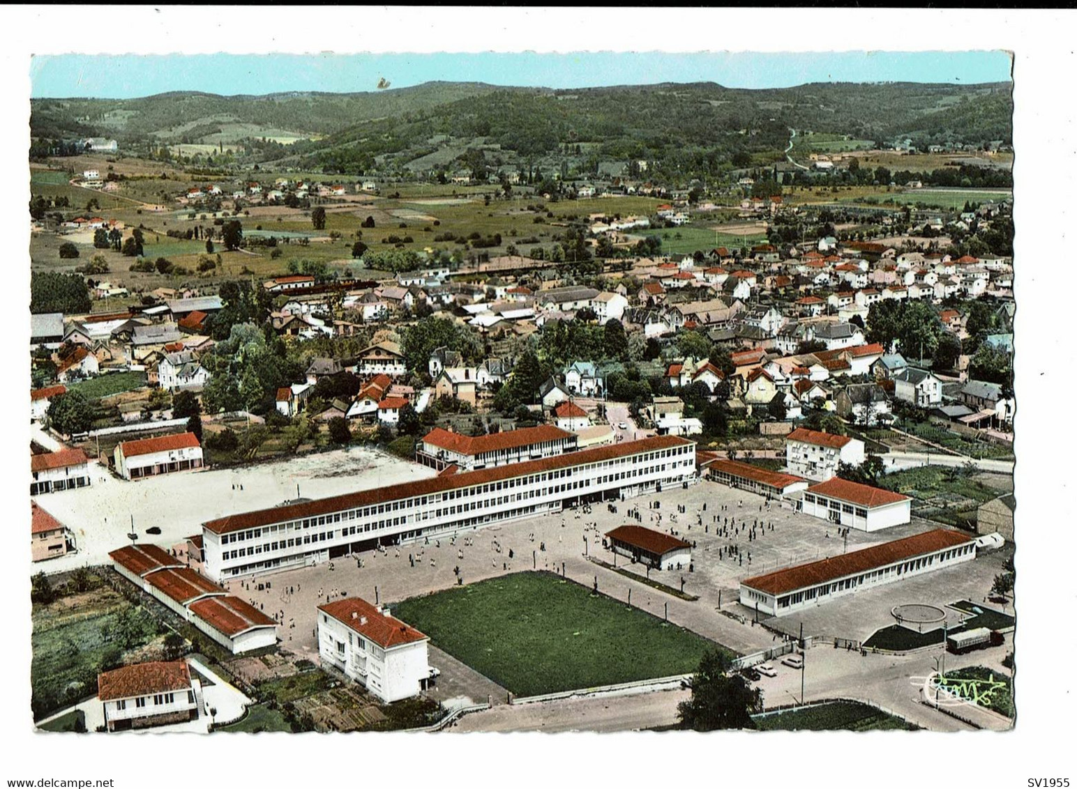 Terrasson La Villedieu Vue Aérienne Du Groupe Scolaire Et Les Nouvelles Cités Edition Combier - Sonstige & Ohne Zuordnung