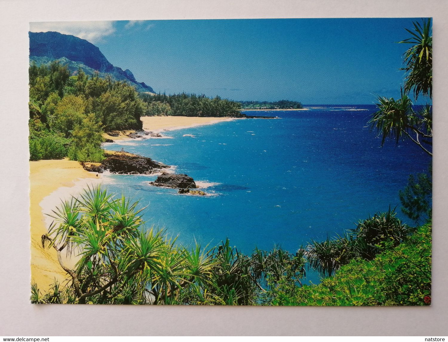 .HAWAII..KAUAI.. VINTAGE POSTCARD..LUMAHAI BEACH - Kauai