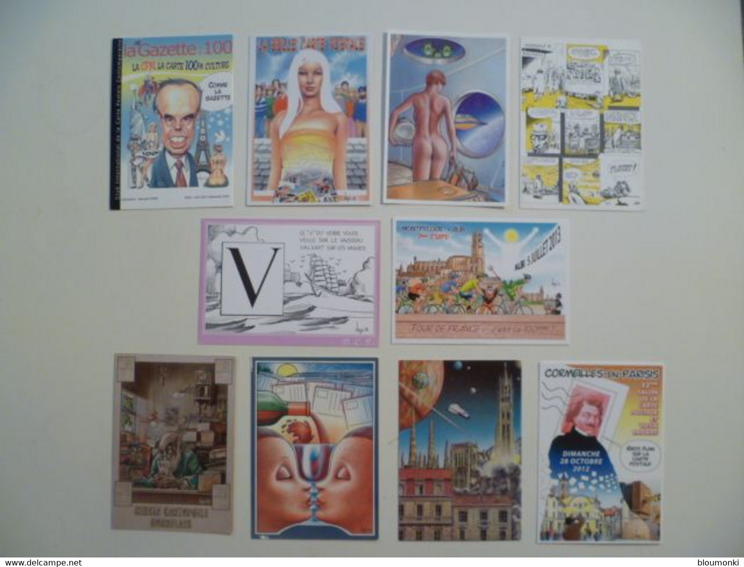 Lot De 10 Cartes Postales Illustrateur Bernard VEYRI / C - Veyri, Bernard