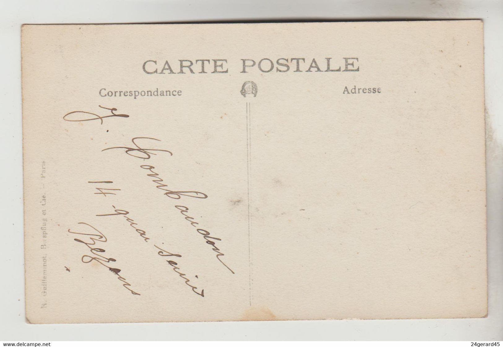 CPA PHOTO BOISSY L'AILLERIE (Val D'Oise) GUERRE 1914/18 - Section Des Garde Voies De Communication Poste 4 - Boissy-l'Aillerie