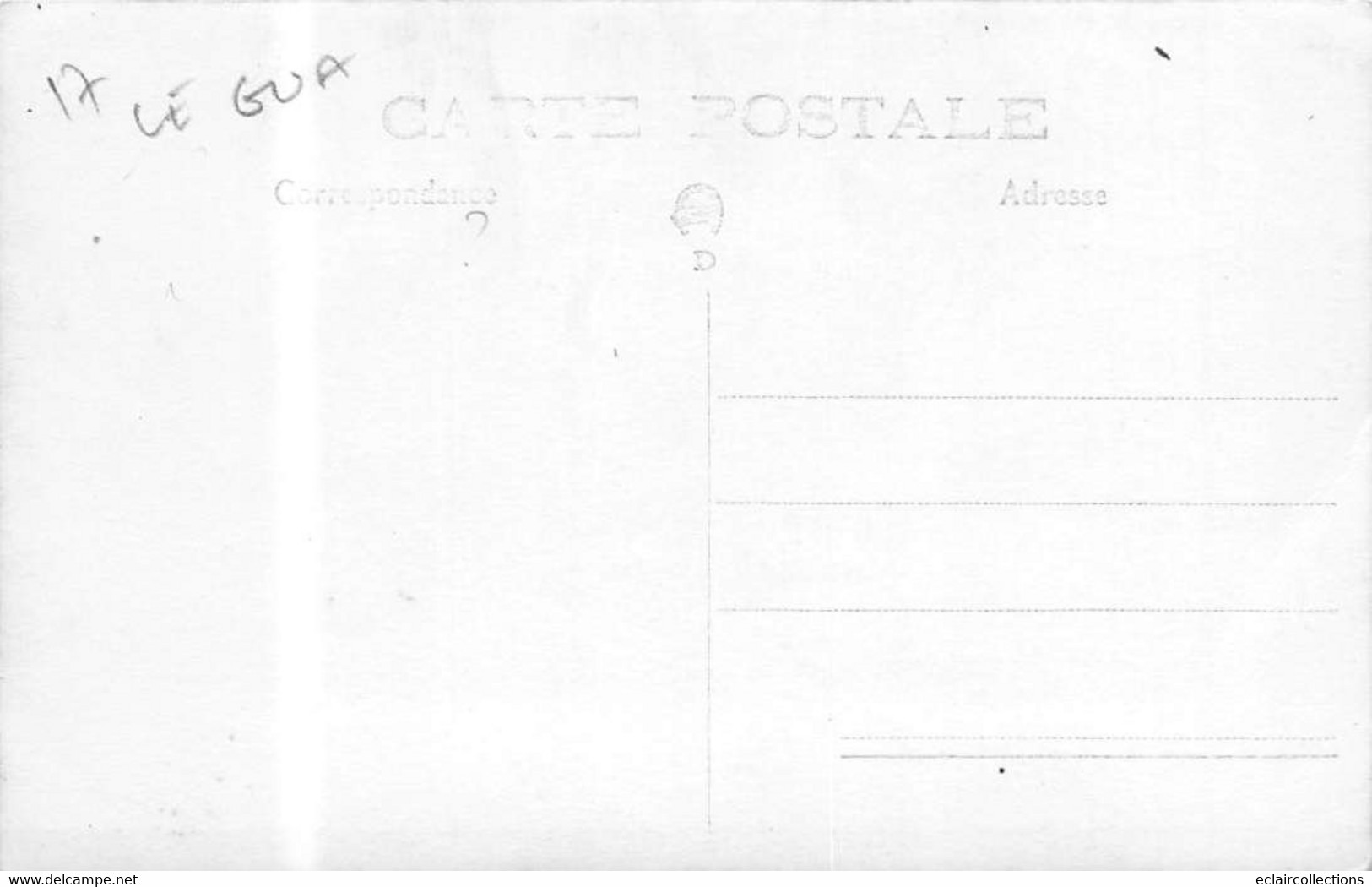 Le Gua       17    Fête Locale 1937  Un Mariage Et Voiture Fleurie   Carte Photo     (voir Scan) - Other & Unclassified