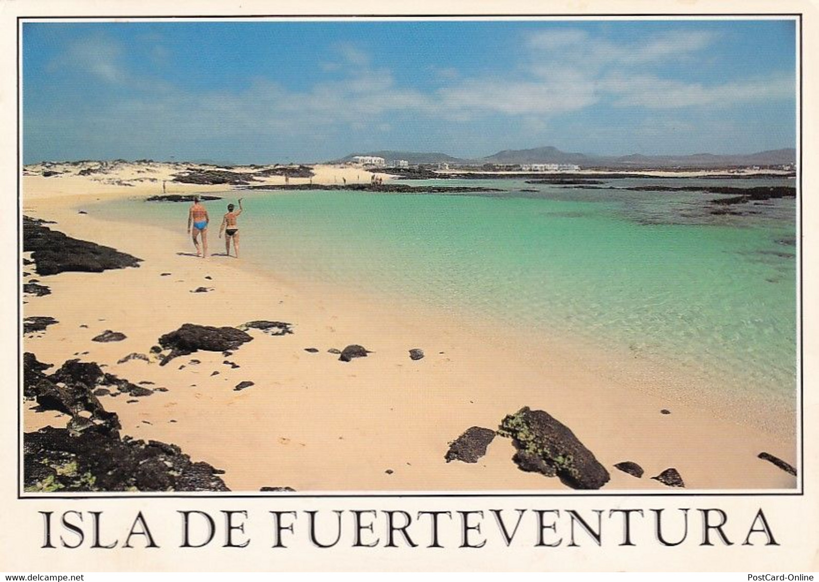 945 - Spanien - Islas Canarias , Fuerteventura , Playa Del , Cotillo , Strand - Gelaufen - Fuerteventura