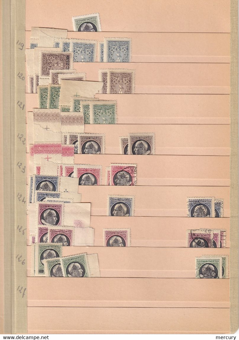 VATICAN - Bon stock jusqu'en 1972 TTB - 64 scans