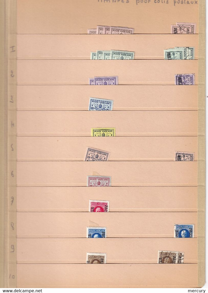 VATICAN - Bon stock jusqu'en 1972 TTB - 64 scans