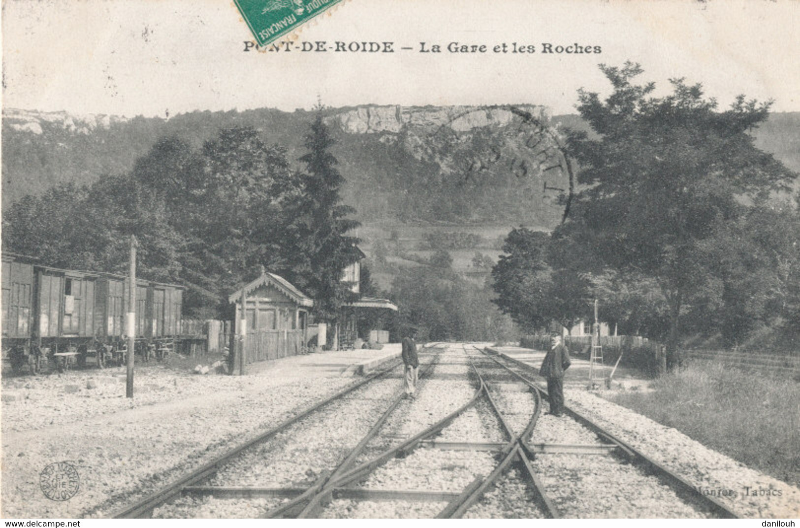 25 // PONT DE ROIDE    La Gare Et Les Roches - Other & Unclassified