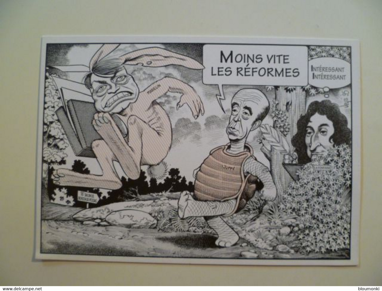 Carte Postale Illustrateur Bernard VEYRI / Dessin Unique Dédicace F Bibaud / Carte Pirate 1995 Bordeaux Pessac - Veyri, Bernard