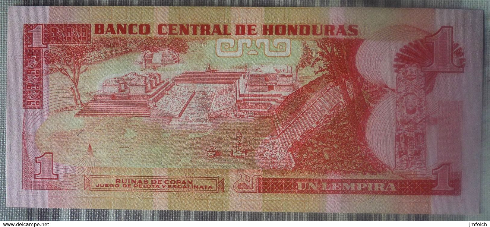 BILLETE DE 1 LEMPIRA DE HONDURAS.  SIN CIRCULAR - Honduras