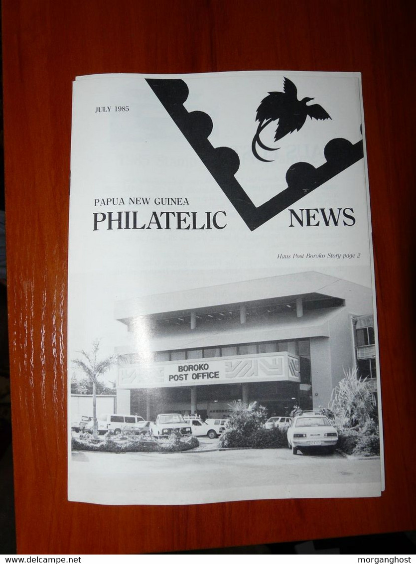 Philatelic News Papua New Guinea July 1985 - English (from 1941)