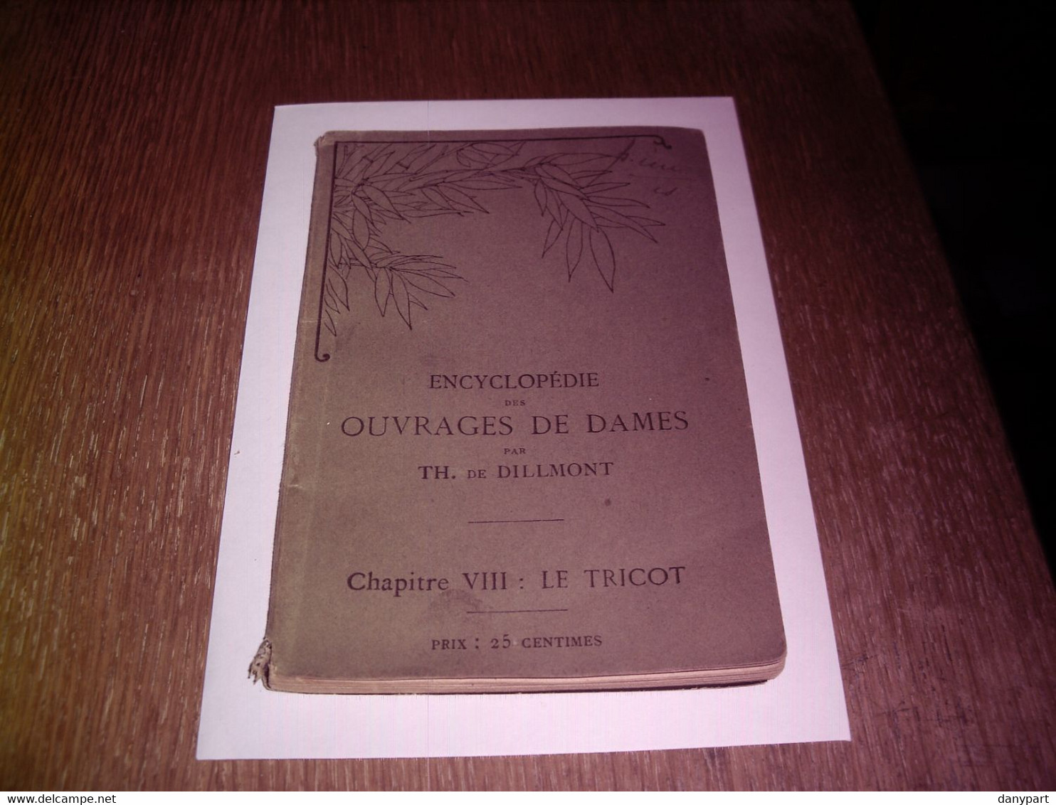 TRICOT - ENCYCLOPEDIE DES OUVRAGES DE DAMES TH. DE DILLMONT N° VIII LE TRICOT - Laine