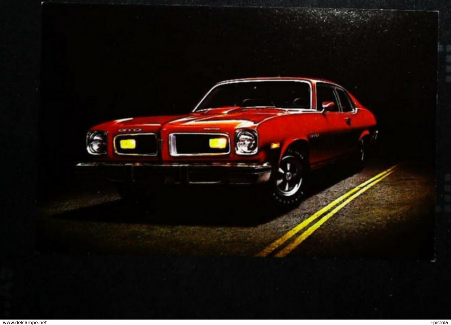 ► PONTIAC GTO 1974   - Automobile Publicity   (Litho In U.S.A.) - American Roadside