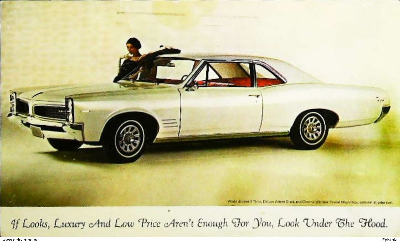 ► PONTIAC Coupe 1966   - Automobile Publicity From PORTLAND Garage Oregon  (Litho In U.S.A.) - Portland