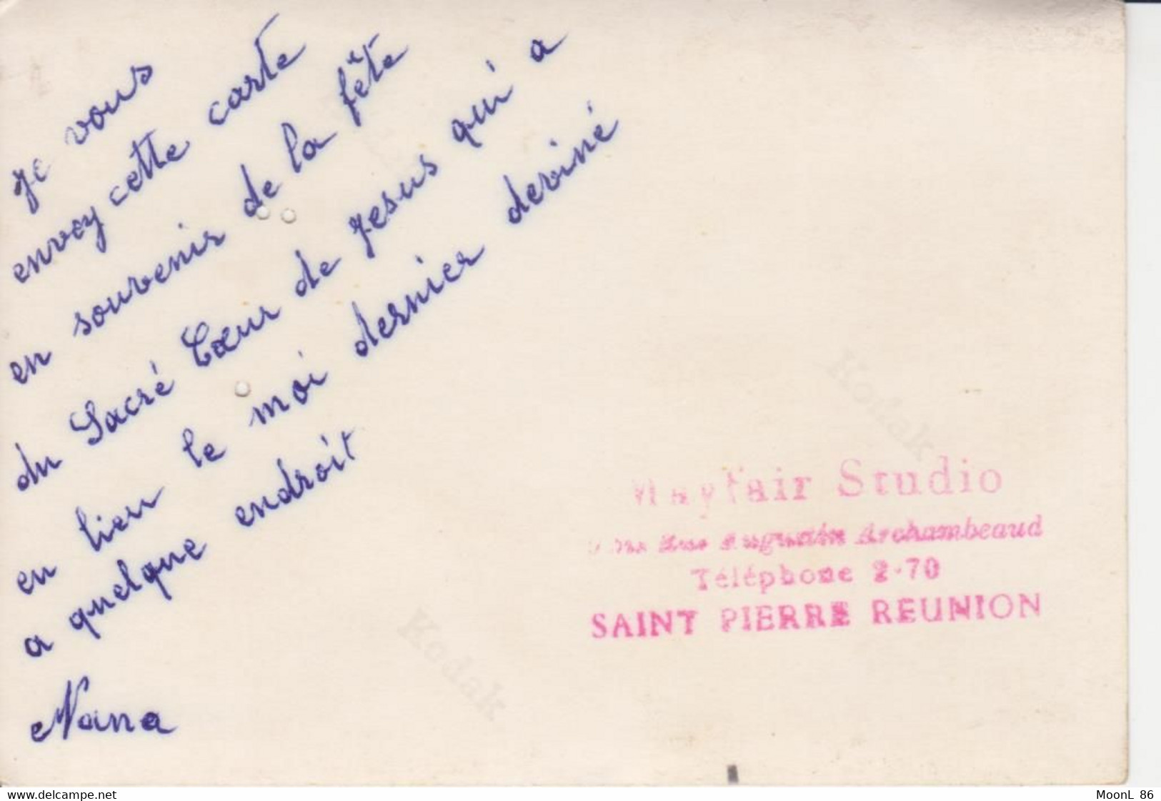 974 - ILE DE LA REUNION - PHOTO INTERIEUR EGLISE A L OCCASSION FETE SACRE COEUR DE JESUS - Saint Pierre