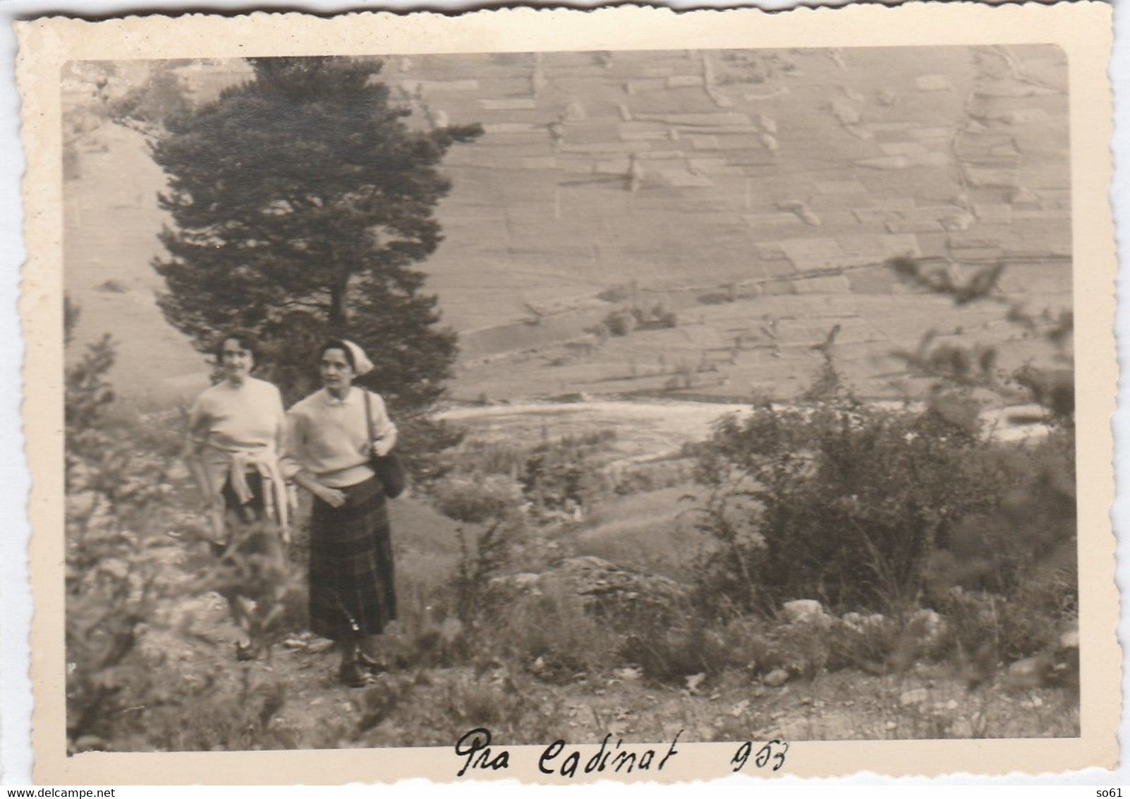 10053.  Foto Vintage Gruppo Pra Catinat Pracatinat 1953 (fenestrelle Torino) - 10x7 - Plaatsen